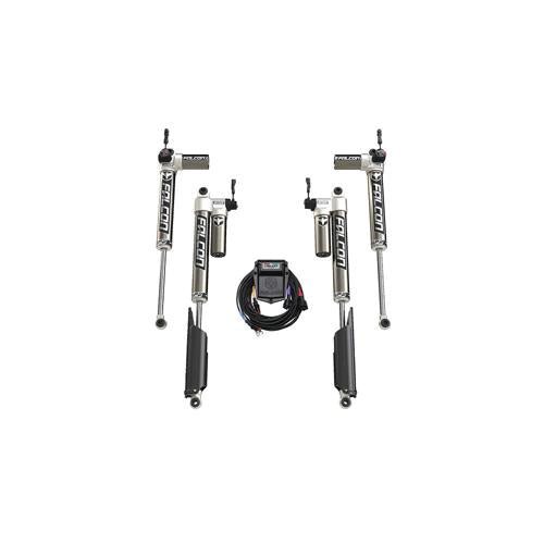 Falcon Shocks SP2 3.5 e-Adjust Piggyback Front and Rear Shocks for 3.50 to 4.50-Inch Lift