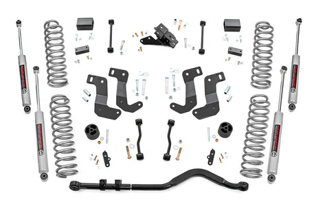 Rough Country 3.5 Inch Lift Kit | C/A Drop | 4-Door | EcoDiesel | Jeep Wrangler Unlimited (20-23)