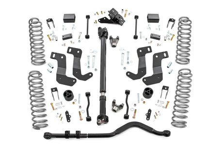 Rough Country 3.5 Inch Lift Kit | C/A Drop | 4-Door | 392 | Jeep Wrangler Unlimited (18-23)