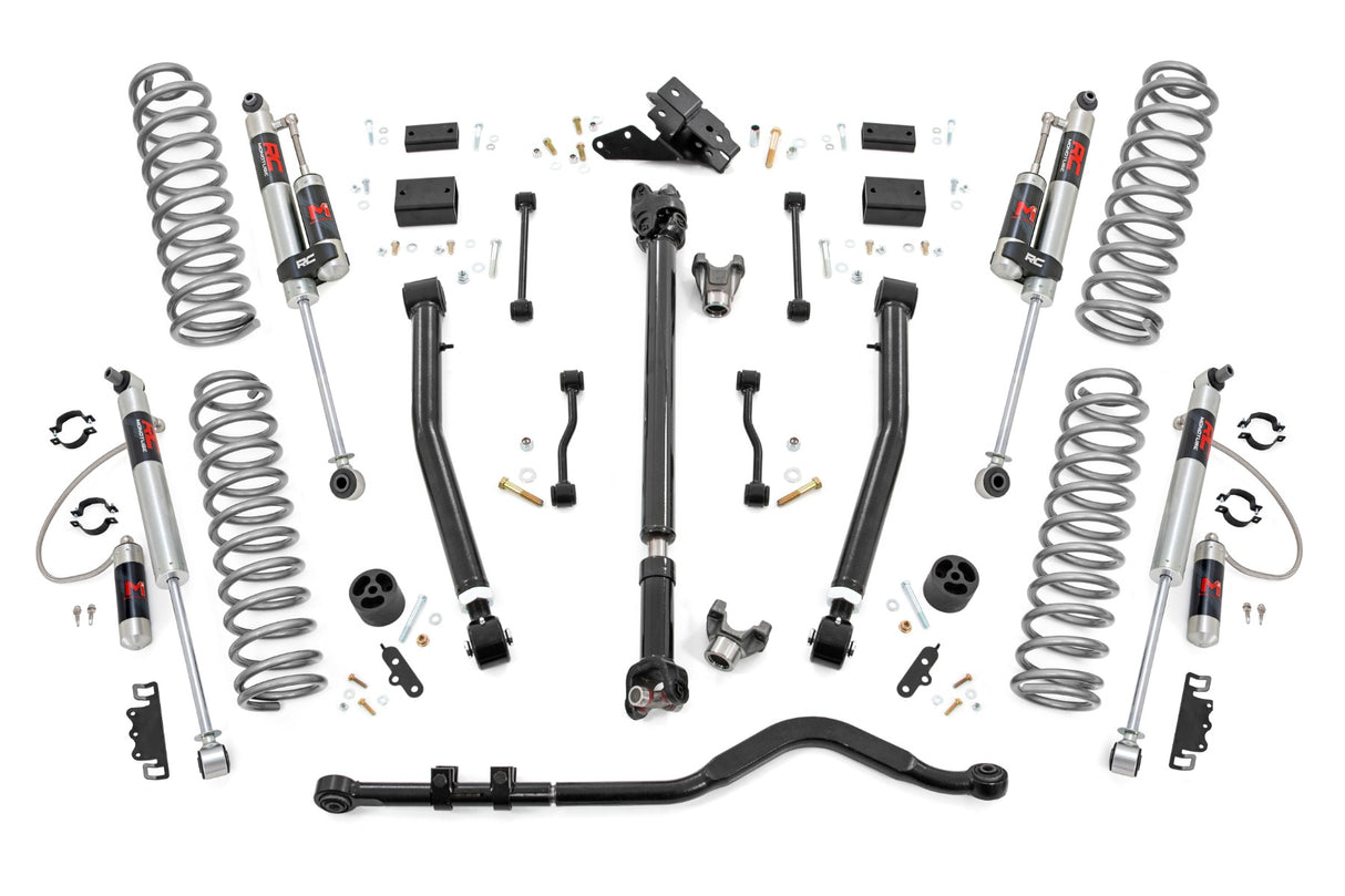 Rough Country 3.5 Inch Lift Kit | Adj LCA | FR D/S | Jeep Wrangler JL 4WD (2024-2026)