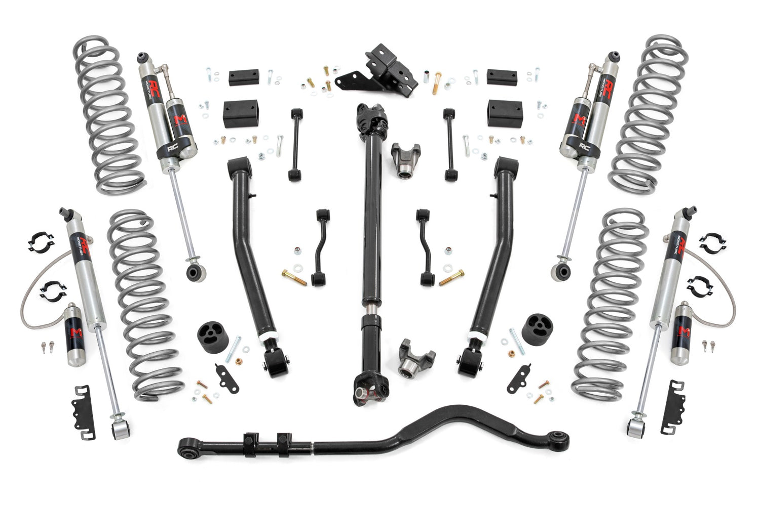 Rough Country 3.5 Inch Lift Kit | Adj LCA | FR D/S | Jeep Wrangler JL 4WD (2024-2026)