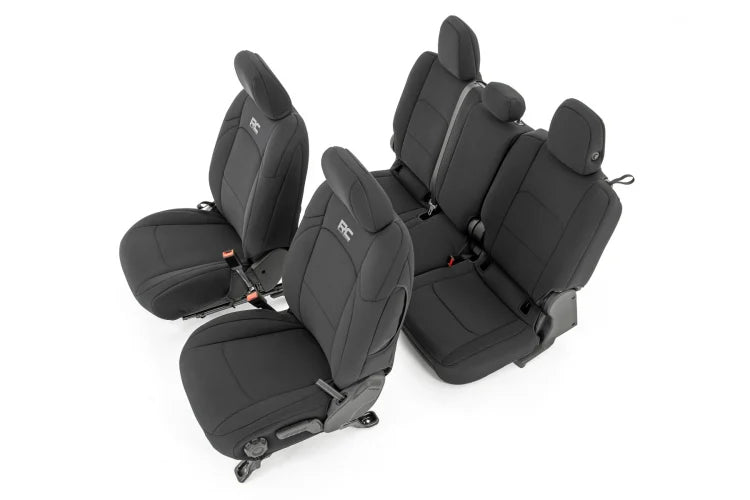 Rough country seat cover set for jeeps