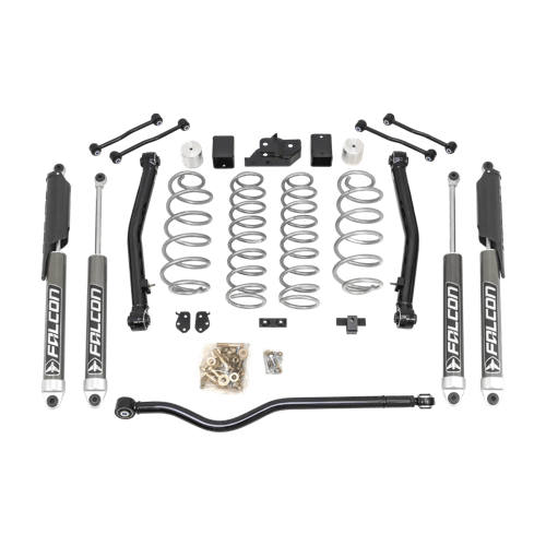 3.5'' Terrain Flex 2-Arm Kit With Falcon 2.1 Monotube Shocks 2018-2025 Jeep JL Wrangler