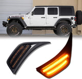 Jeep Wrangler And Gladiator 18+ 2DR/4DR JL, JLU, JT LED Fender Vent Turn Signals