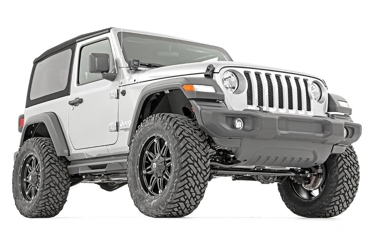 Rough Country 3.5 Inch Lift Kit | C/A Drop | FR D/S | Jeep Wrangler JL 4WD (2024-2026)