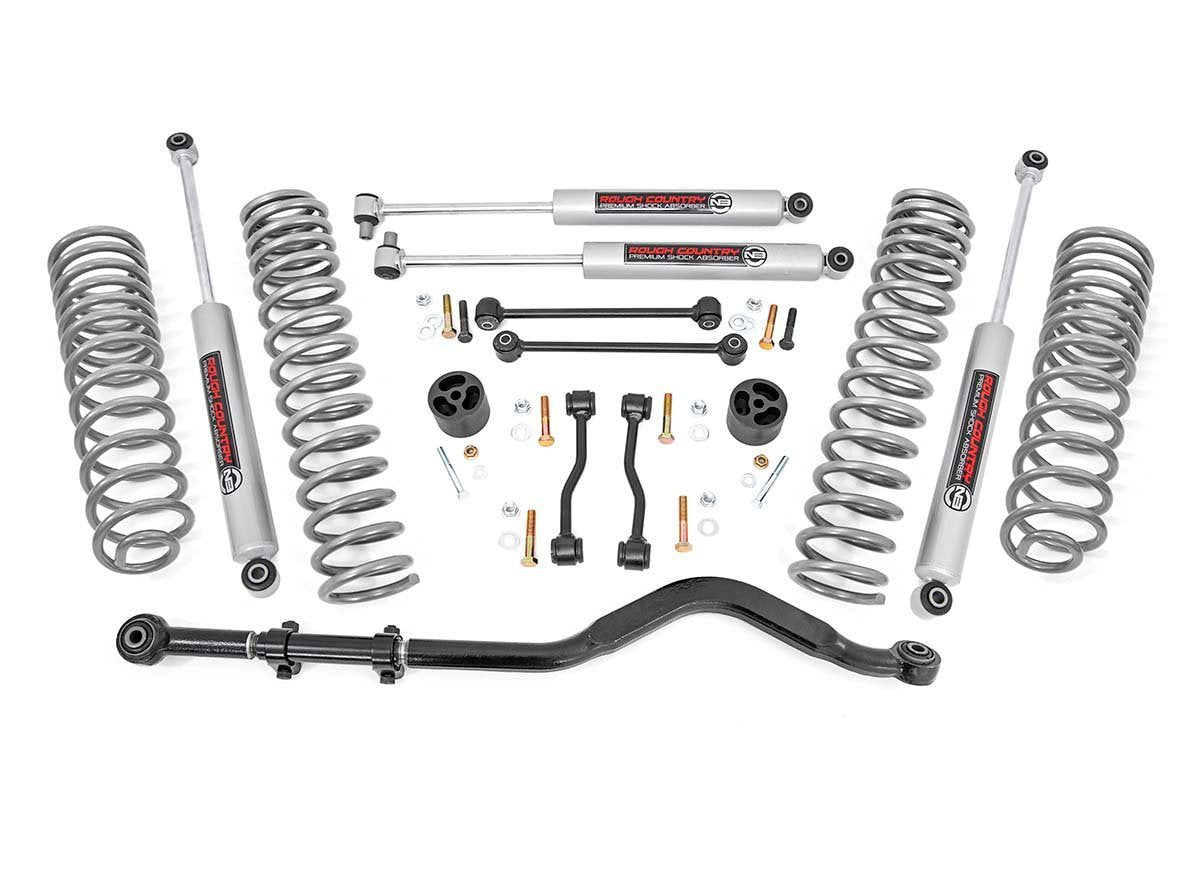 Rough Country 3.5 Inch Lift Kit | Springs | Jeep Gladiator JT 4WD (2024-2025)