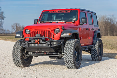 Rough Country 3.5 Inch lift Kit | C/A Drop | FR D/S | Jeep Wrangler Unlimited (24-26)