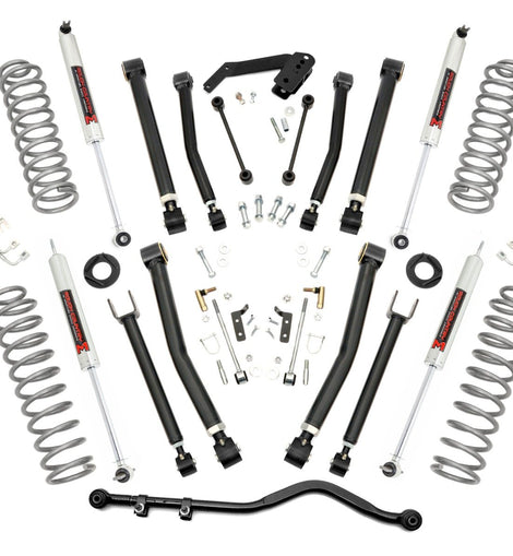 Rough Country 4 Inch Lift Kit | X-Series | Jeep Wrangler Unlimited 2WD/4WD (2007-2018)