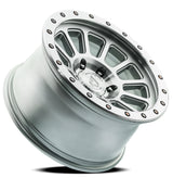 Arena Ammo 17x9 0mm Gloss Silver Machined Wheel