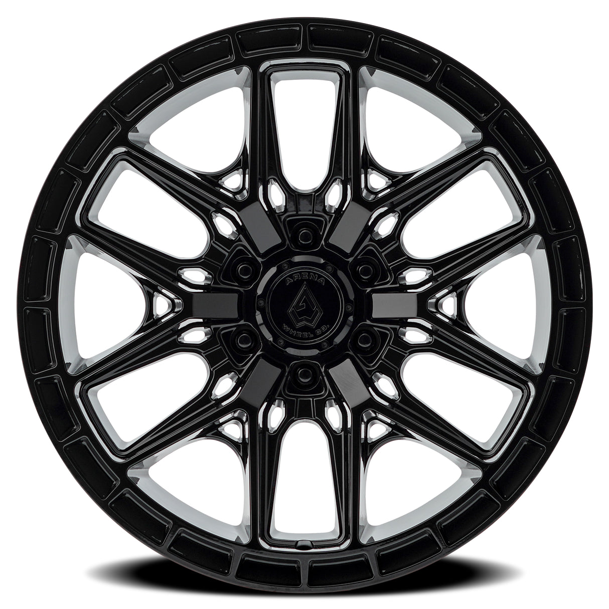 Arena Battle 20x10 -18mm Glossy Black Wheel