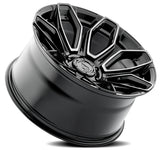 Arena Cobra 22x10 -18mm Glossy Black Brushed DDT Face Clear Wheel