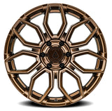 Arena Cobra 22x10 -18mm Smoked Bronze Tint Clear Wheel
