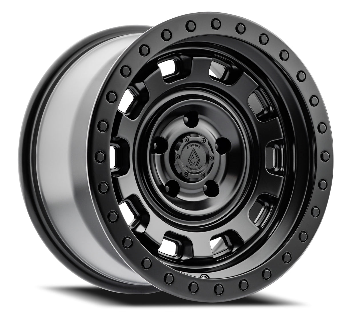 Arena Gunner 17x9 0mm Satin Black Wheel