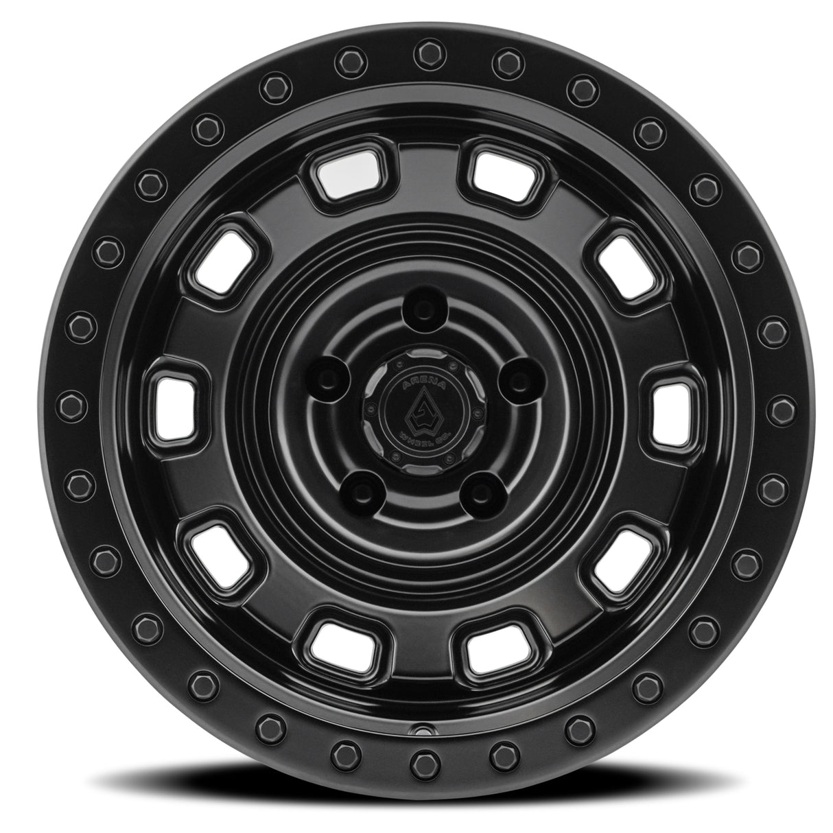 Arena Gunner 17x9 0mm Satin Black Wheel