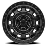 Arena Gunner 17x9 0mm Satin Black Wheel
