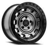 Arena Gunner 17x9 0mm Satin Gun Metal & Satin Black Lip Wheel