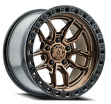 Arena Hustle 20x9 1mm Smoked Bronze & Satin Black Lip Wheel