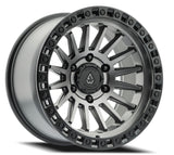 Arena Mesa 20x9 0mm Satin Black & Gloss Black Lip Wheel