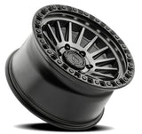 Arena Mesa 20x9 0mm Satin Black & Gloss Black Lip Wheel