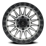 Arena Mesa 20x9 0mm Satin Black & Gloss Black Lip Wheel