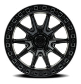 Arena Mission 20x9 0mm Satin Black Wheel