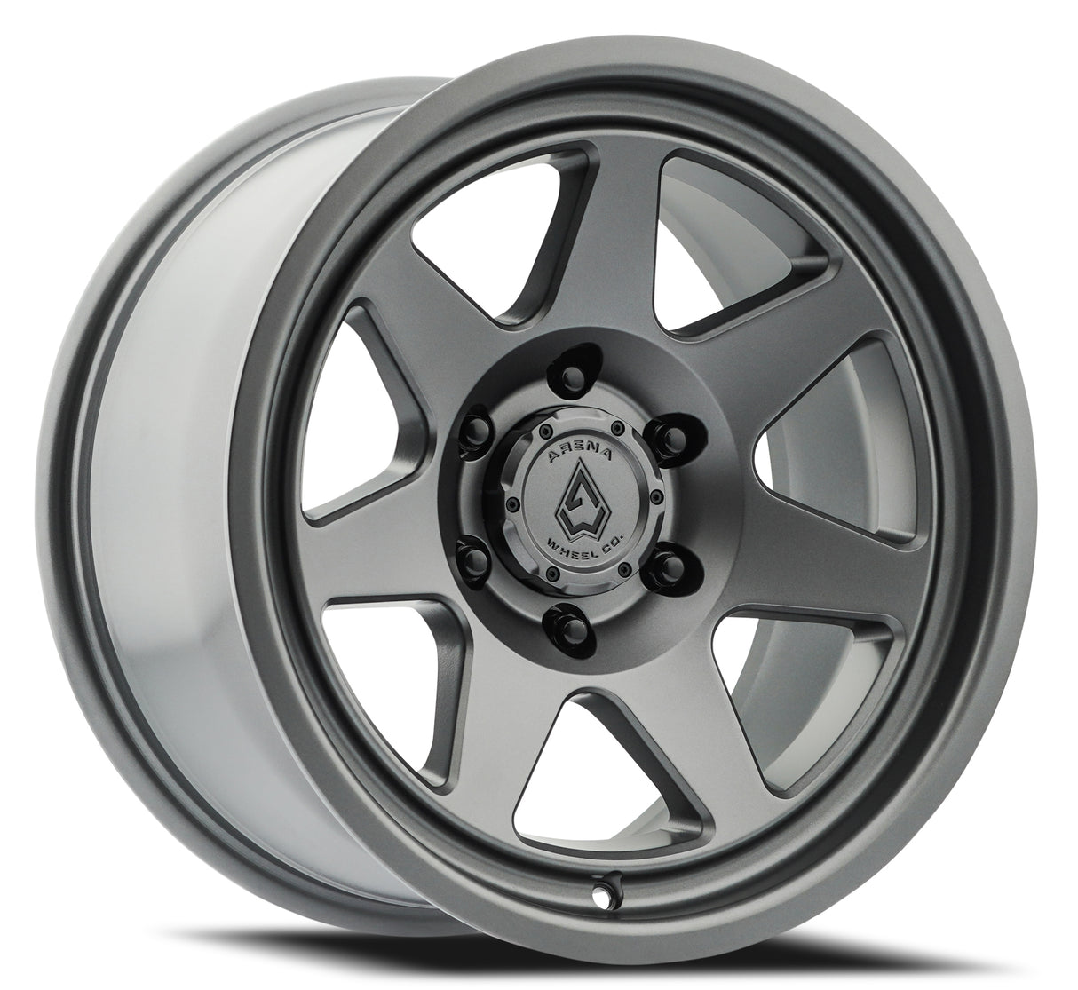 Ridge Wheel - 17x8.5 - 0mm - SATIN GUN METAL