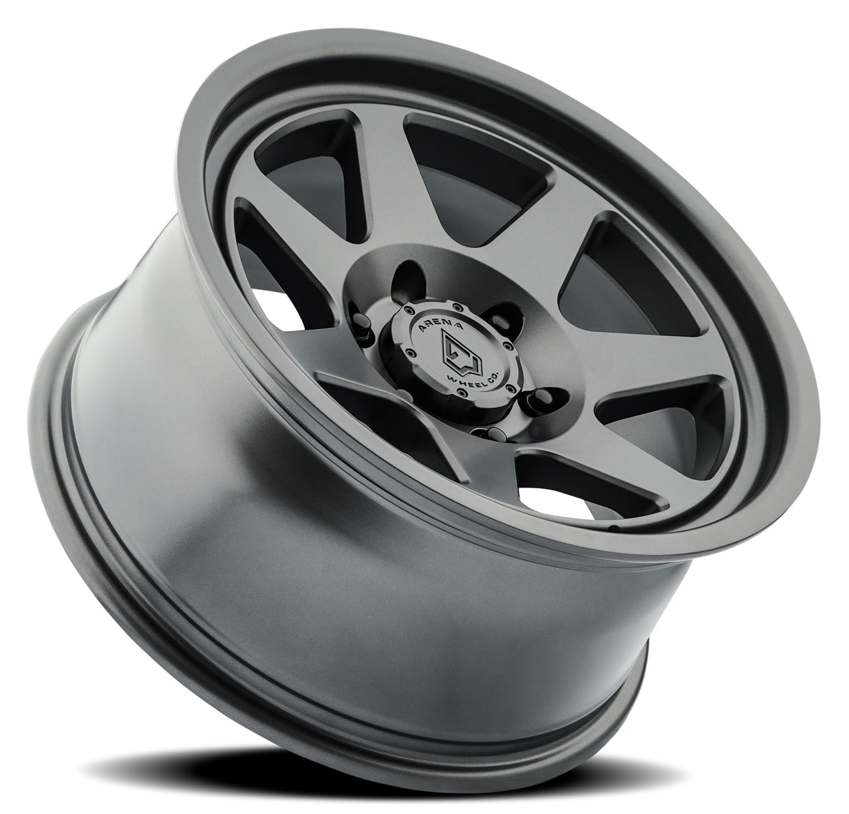 Ridge Wheel - 17x8.5 - 0mm - SATIN GUN METAL