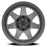 Ridge Wheel - 17x8.5 - 0mm - SATIN GUN METAL