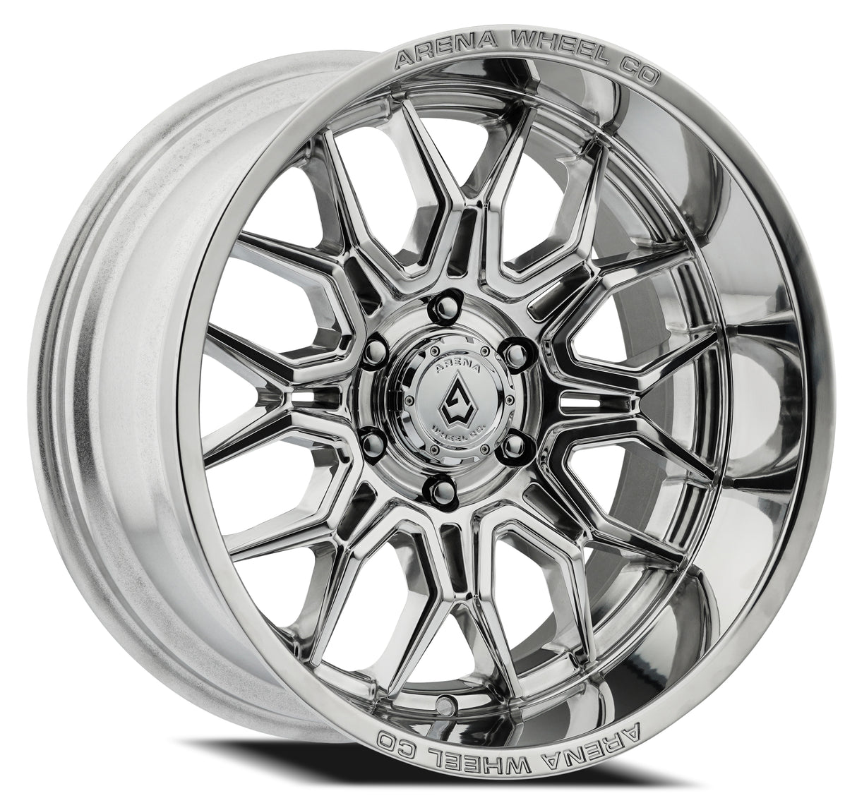 Arena A117 Violator 20x10 -18mm Milled & Polished Wheel