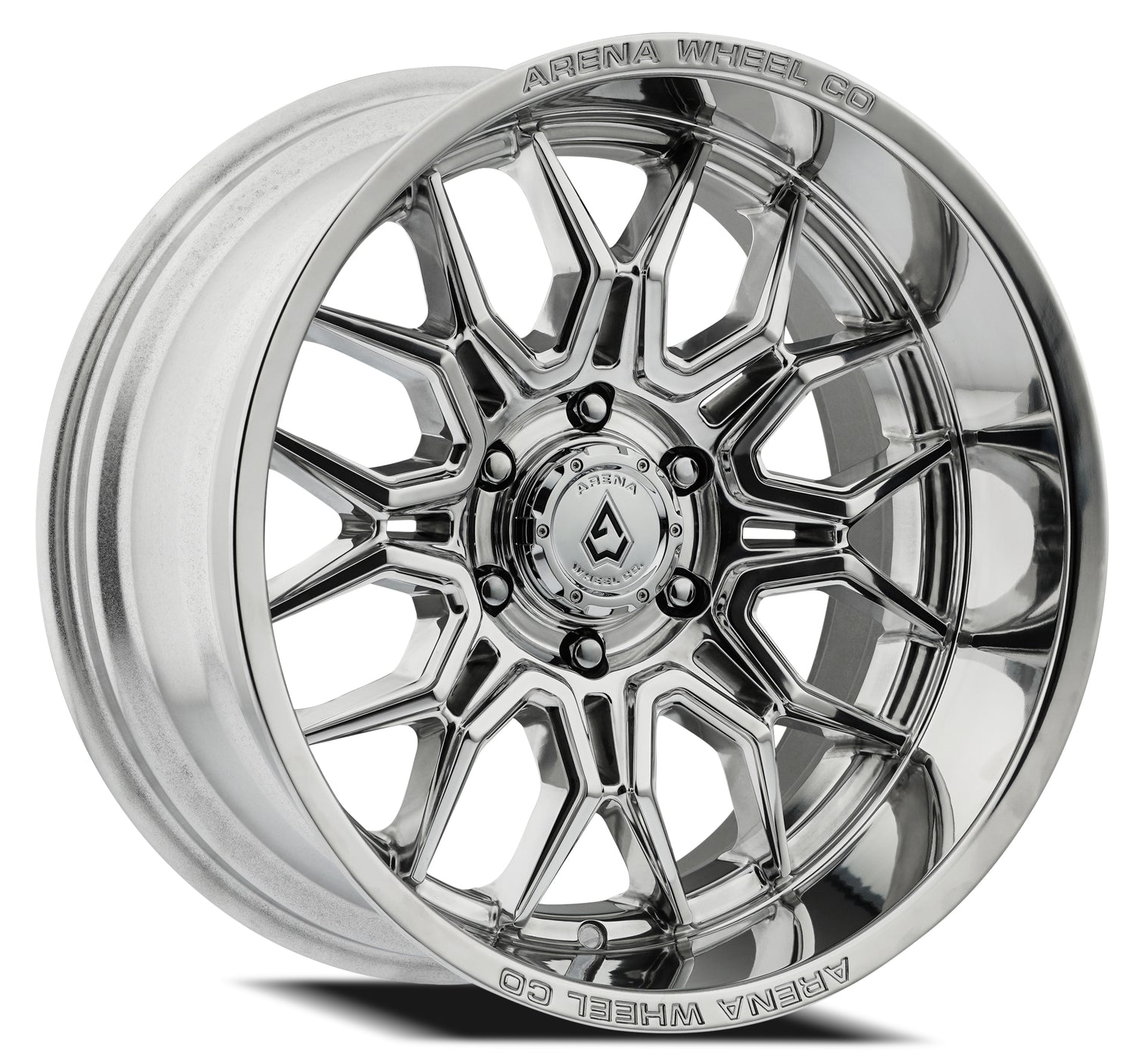 Arena A117 Violator 20x10 -18mm Milled & Polished Wheel