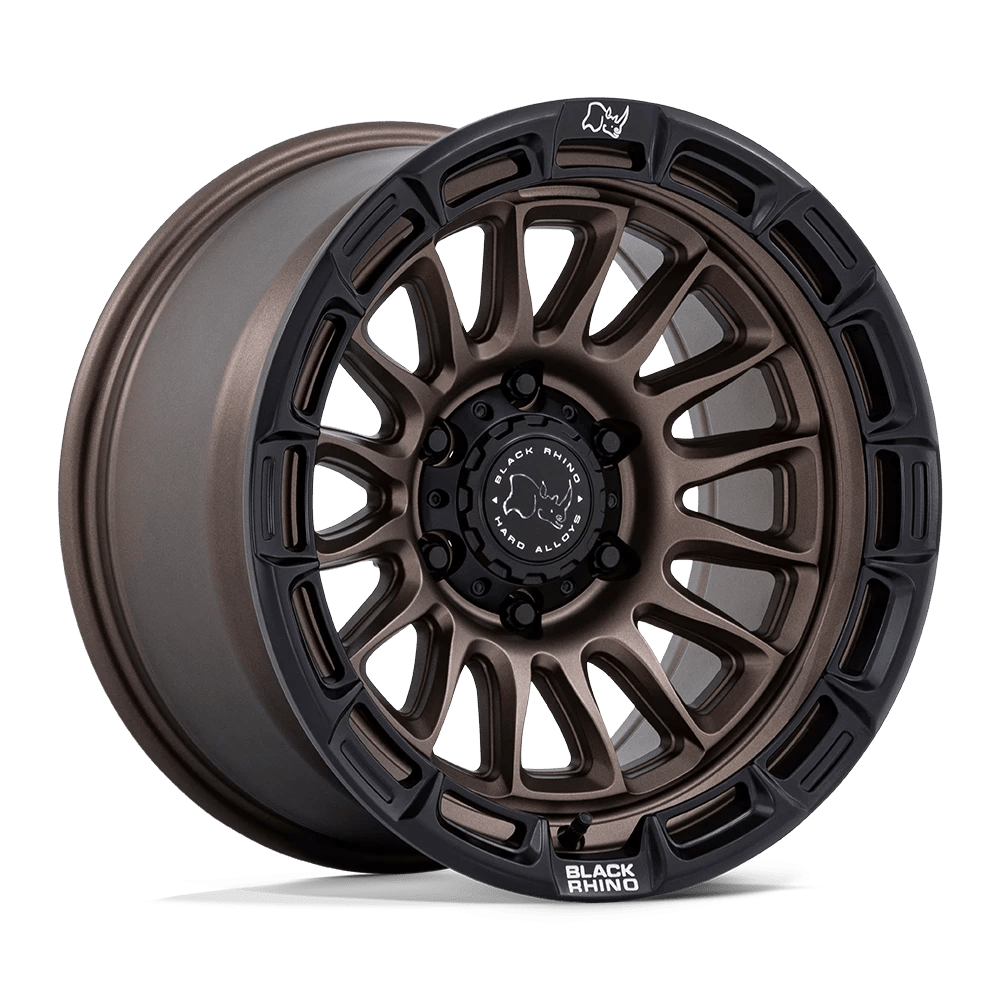 Black Rhino BURNT BRONZE W/ MATTE BLACK LIP RIVAL 20X9 5X5 71 +1 B-BRNZ M-BLK