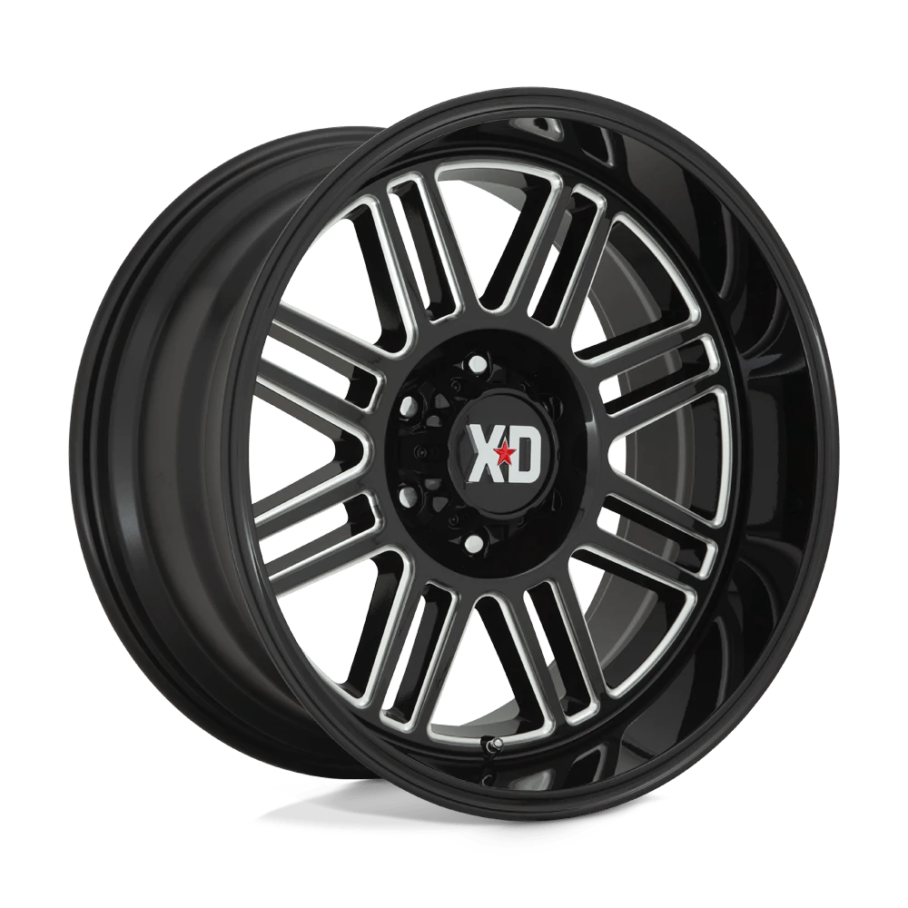 XD GLOSS BLACK MILLED XD850 20X10 5X5.0 G-BLK MILL -18MM