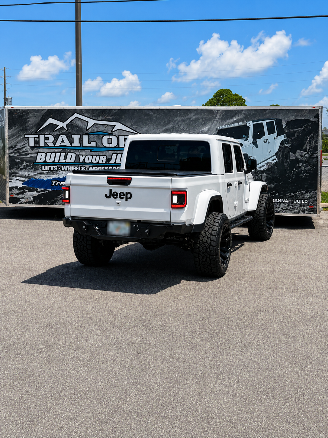 Trail Ops JTU Flush Mount LED Tail Lights for Jeep Gladiator JT