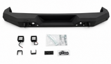 JL/JLU Full Width Rear Bumper with T/O logo & 2 Cubes (Sensor holes)