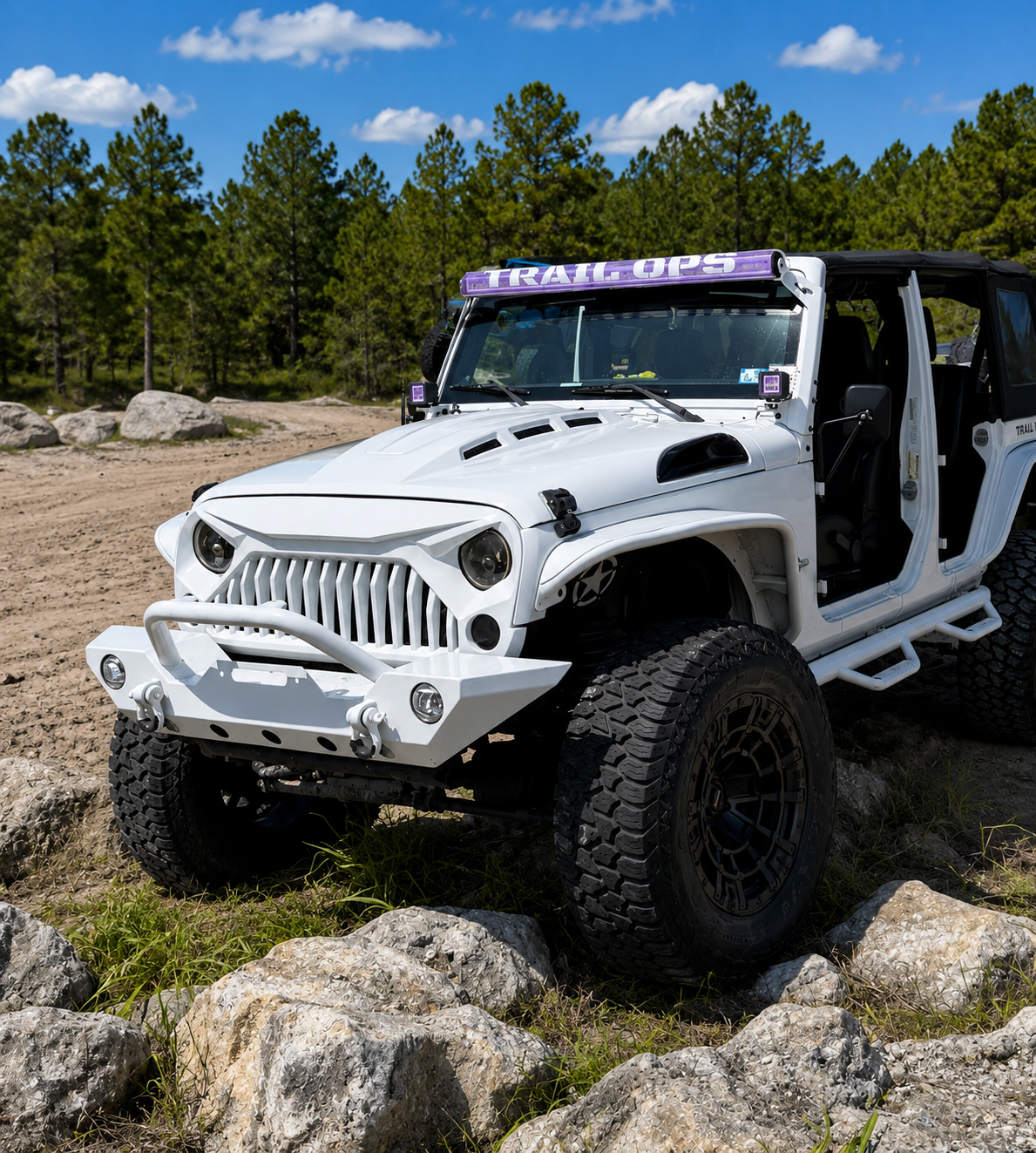 Trail Ops Tubular Fender Flares – Jeep Wrangler JK / JKU (2007–2018)