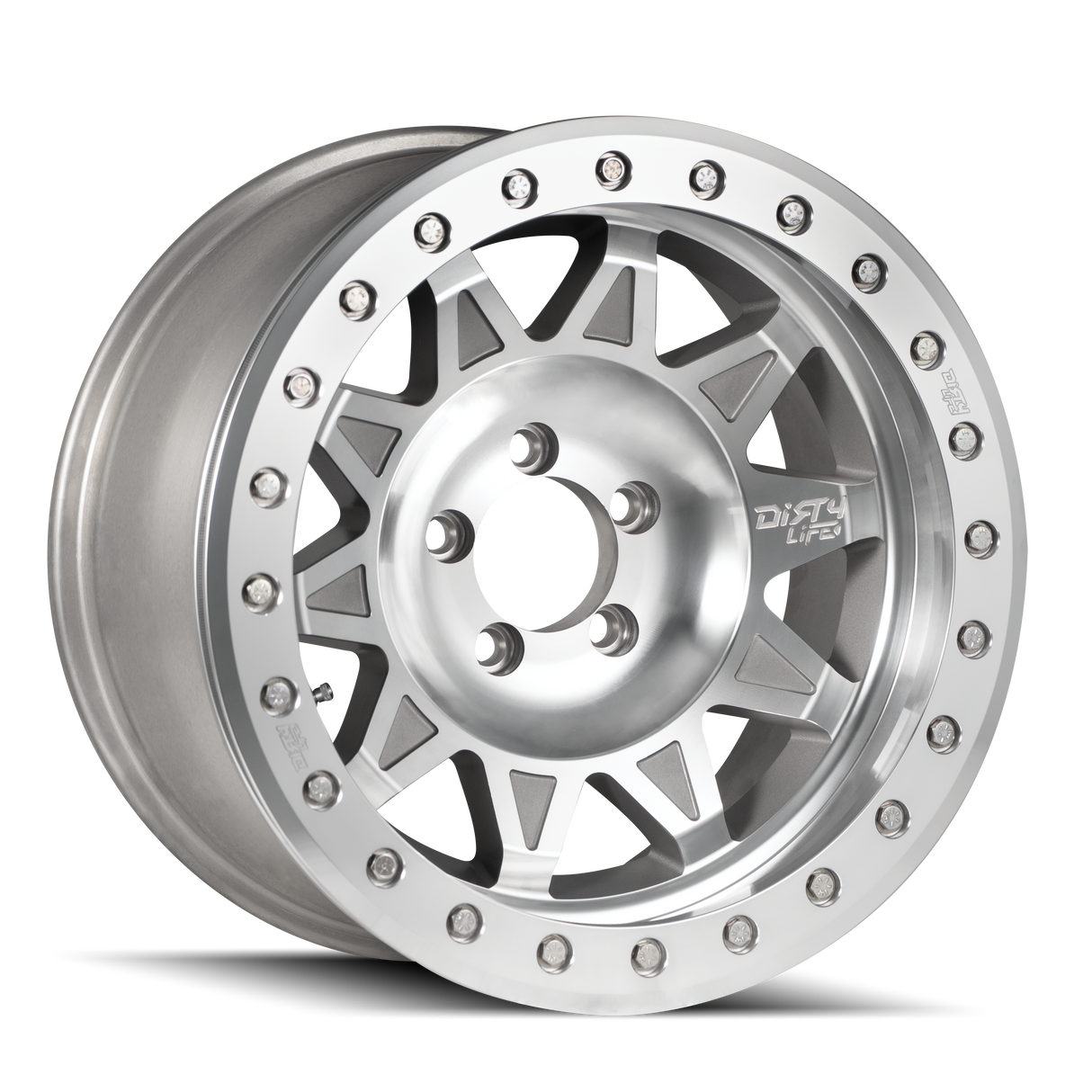 DIRTY LIFE ROADKILL RACE MACHINED 17X9 5-127 -38MM 71.5MM
