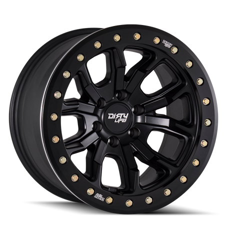 DIRTY LIFE DT-1 9303 SATIN BLACK 17X9 5-127 -12MM 78.1MM