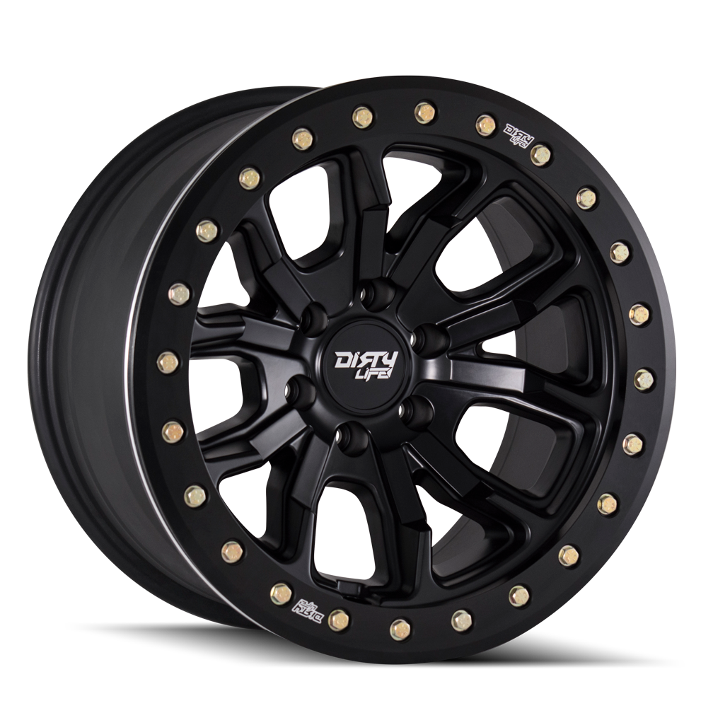 DIRTY LIFE DT-1 9303 SATIN BLACK 17X9 5-127 -38MM 78.1MM