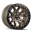 DIRTY LIFE DT-1 9303 SATIN GOLD W/SIMULATED BEADLOCK RING 17X9 5-127 -38MM 78.1MM