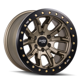 DIRTY LIFE DT-1 9303 SATIN GOLD W/SIMULATED BEADLOCK RING 17X9 5-127 -38MM 78.1MM