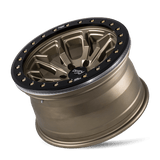 DIRTY LIFE DT-1 9303 SATIN GOLD W/SIMULATED BEADLOCK RING 17X9 5-127 -38MM 78.1MM