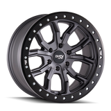 DIRTY LIFE DT-1 9303 SATIN GUNMETAL 17X9 5-127  -12MM 78.1MM