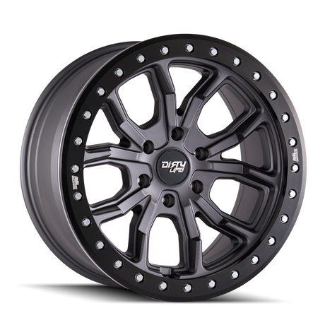 DIRTY LIFE DT-1 9303 SATIN GUNMETAL 17X9 5-127 -38MM 78.1MM