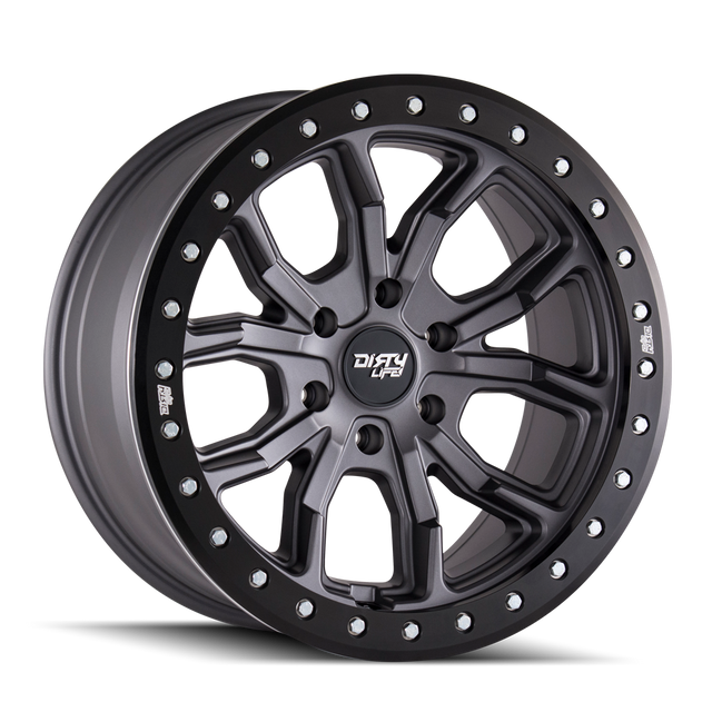 DIRTY LIFE DT-1 9303 SATIN GUNMETAL 17X9 5-127 -38MM 78.1MM