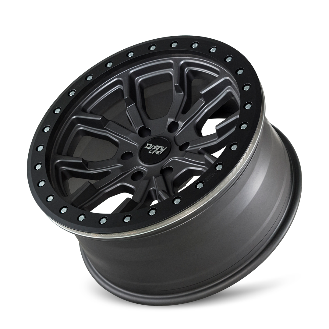 DIRTY LIFE DT-1 9303 SATIN GUNMETAL 17X9 5-127 -38MM 78.1MM