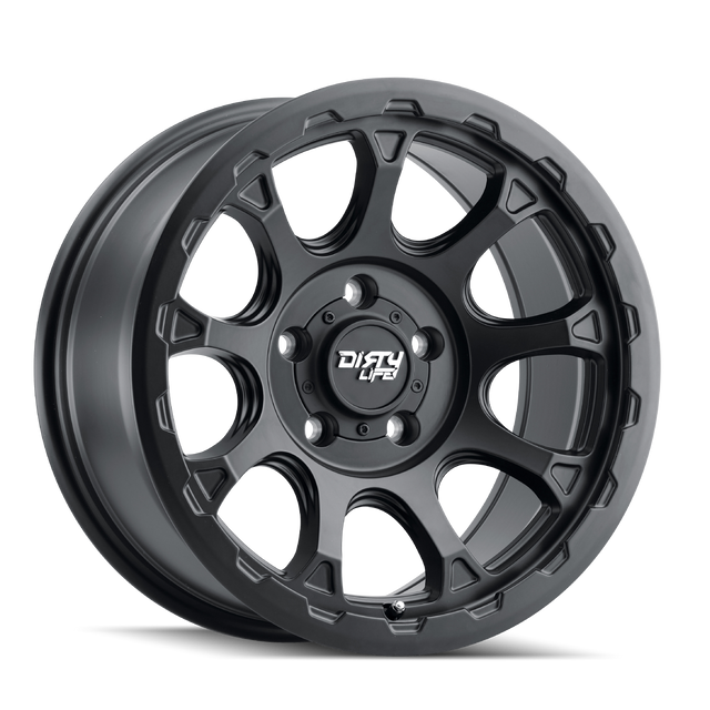 DIRTY LIFE DRIFTER 9307 SATIN BLACK 17X8.5 5-127 -6MM 78.1MM
