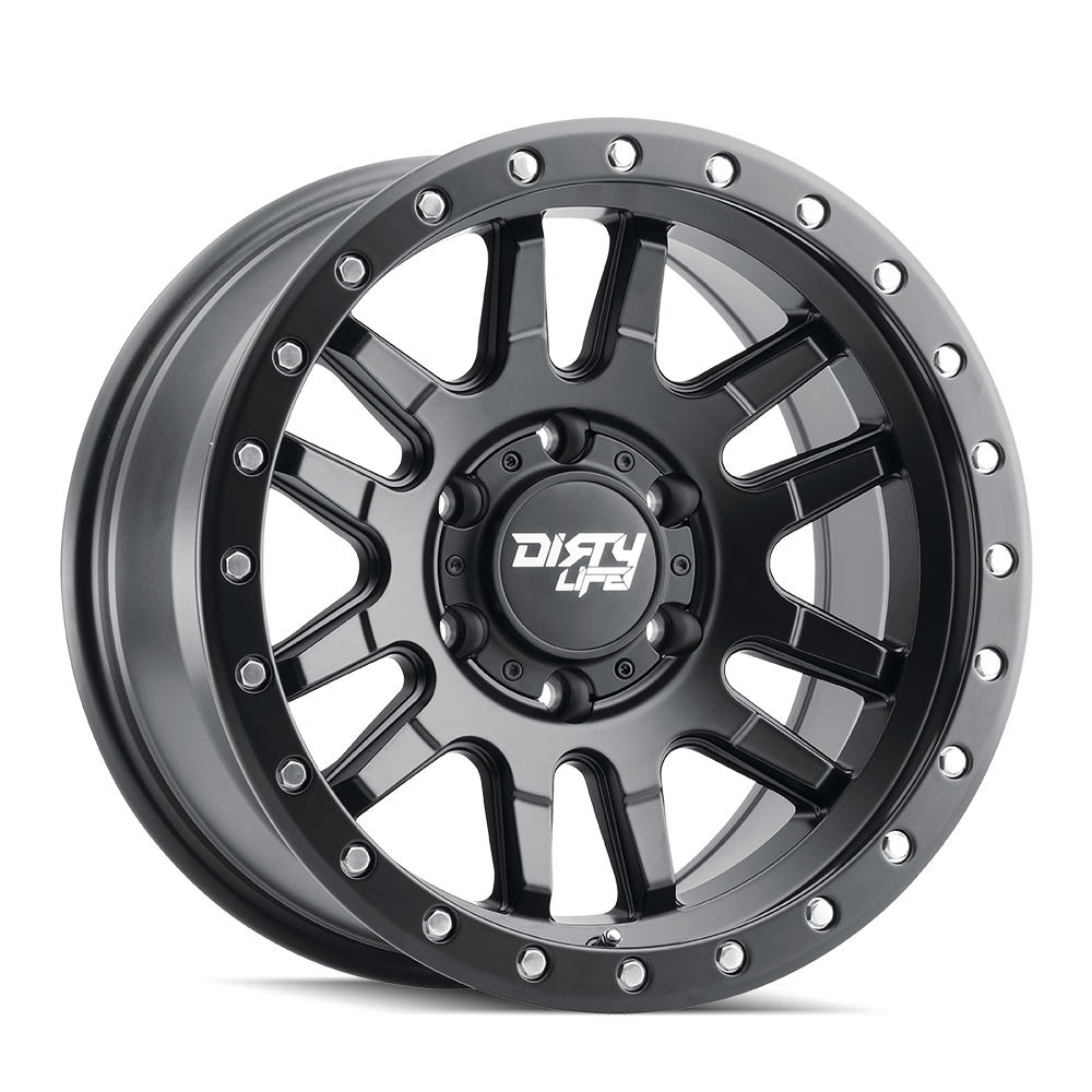 DIRTY LIFE CANYON PRO 9309 SATIN BLACK 17X9 5-127 -12MM 71.5MM