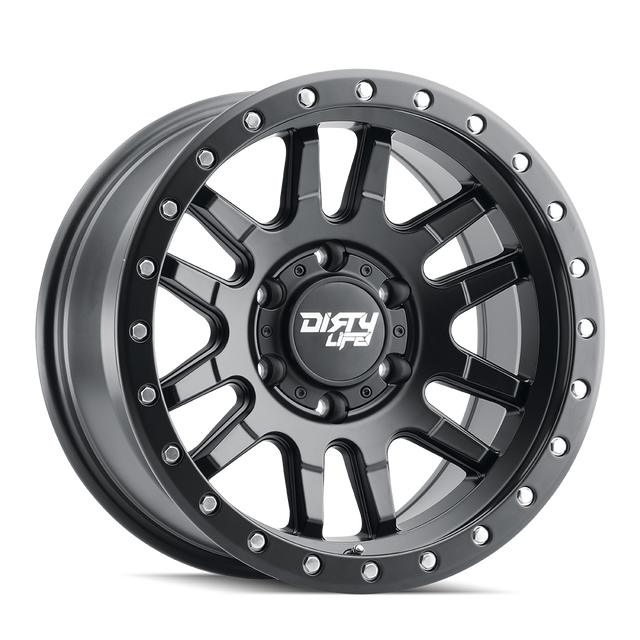 DIRTY LIFE CANYON PRO 9309 SATIN BLACK 17X9 5-127 -38MM 71.5MM