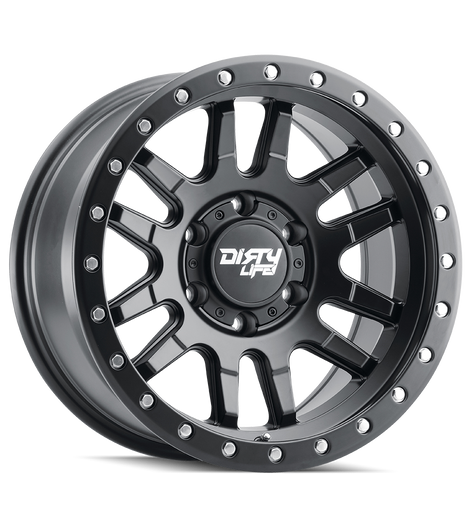 DIRTY LIFE CANYON PRO 9309 SATIN BLACK 17X9 5-127 -38MM 71.5MM