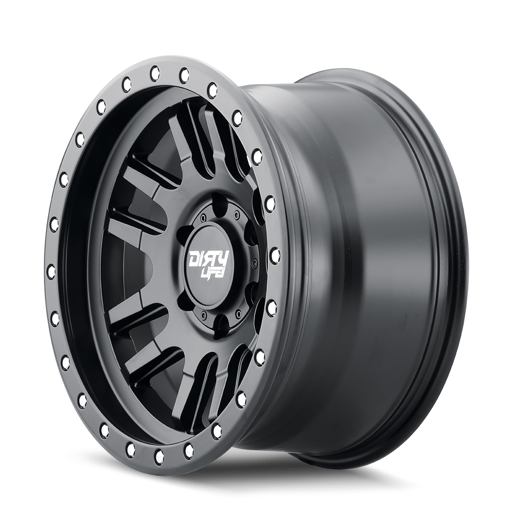 DIRTY LIFE CANYON PRO 9309 SATIN BLACK 17X9 5-127 -12MM 71.5MM